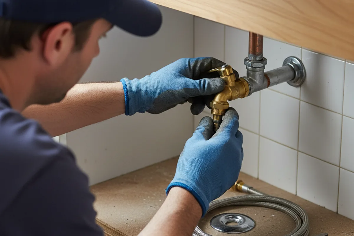 Shutoff valve and fitting work during Emergency Plumbing in Koloa